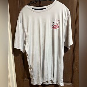 Realtree Gray Short Sleeve Tee with Red Graphic